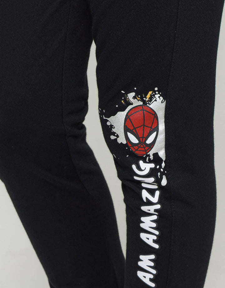 Marvel Long Pants Knit Spiderman Thwip Amazing