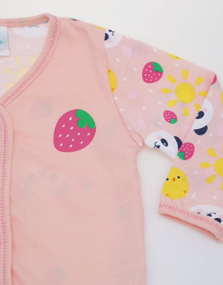 Pipiniko Long Sleeve T-Shirt Panda Stawberry