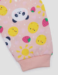 Pipiniko Long Pants Full Print Panda Stawberry