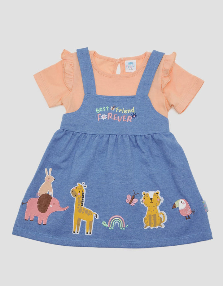 Pipiniko Overall Dress Animal Collection