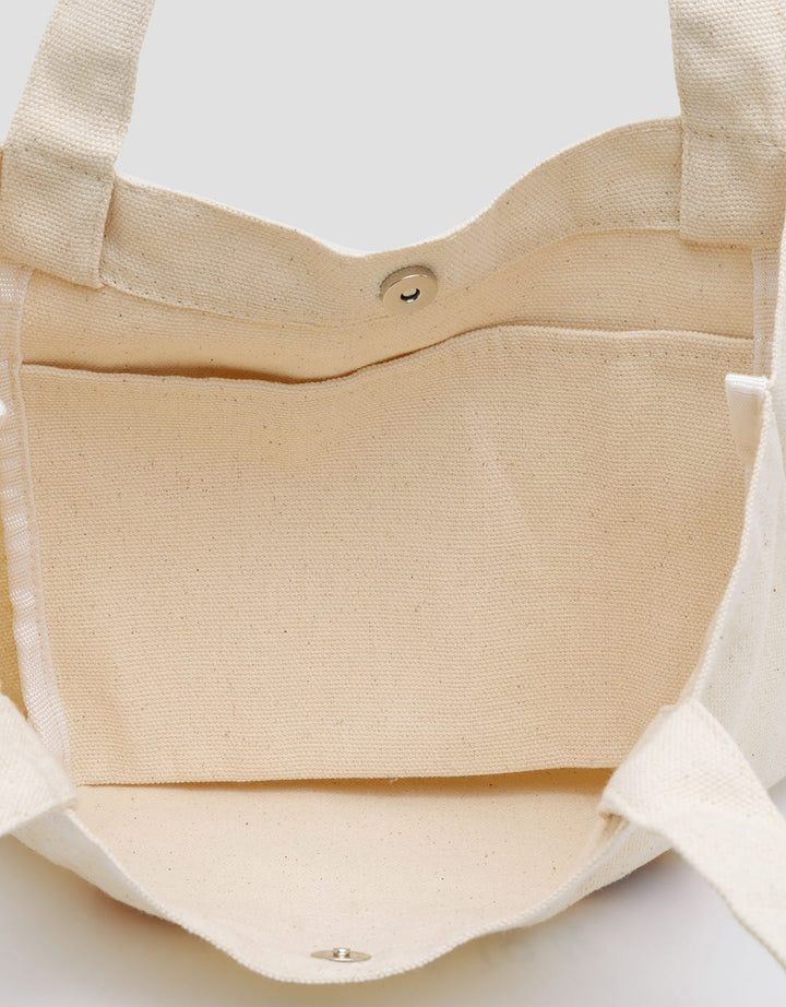 Nevada Shoulder Bag Canvas Teddy Bear