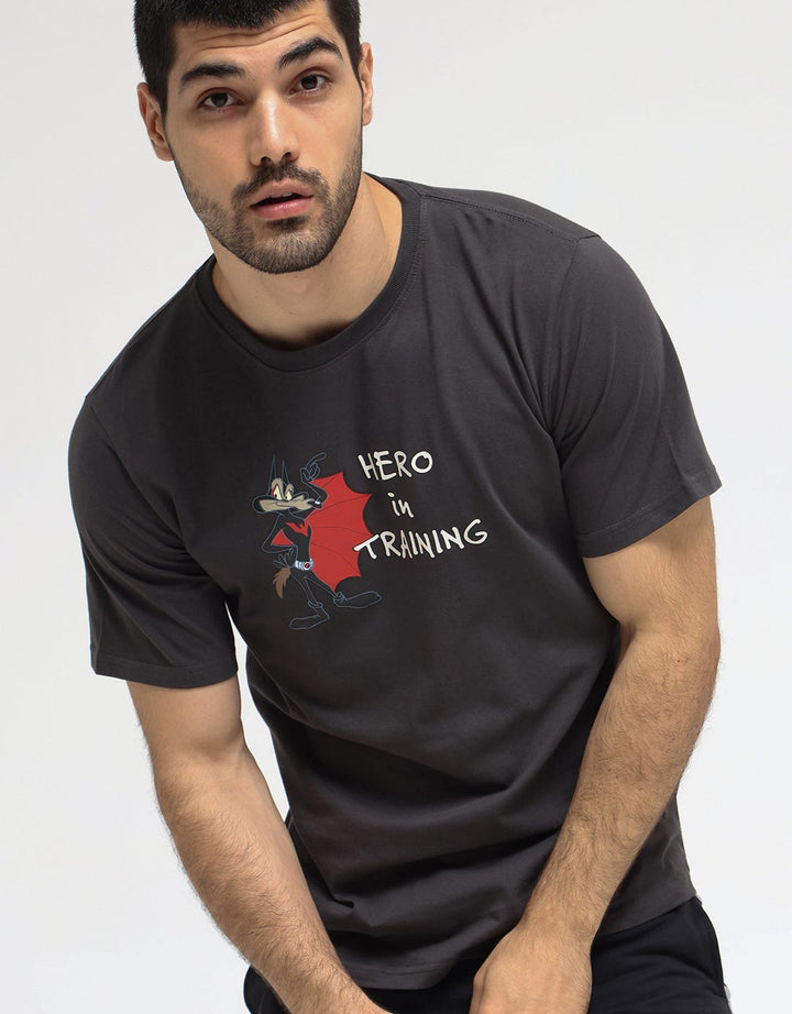 T Zone Warner Bros 4 Hero In Training Kaos Pria