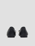 Connexion Ribbon Pointy Ballerina Flat Shoes Wanita
