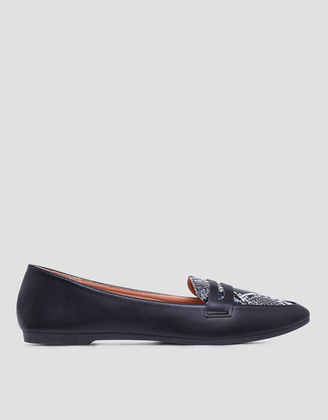 Connexion Animal Skin Look Sepatu Ballerinas Wanita