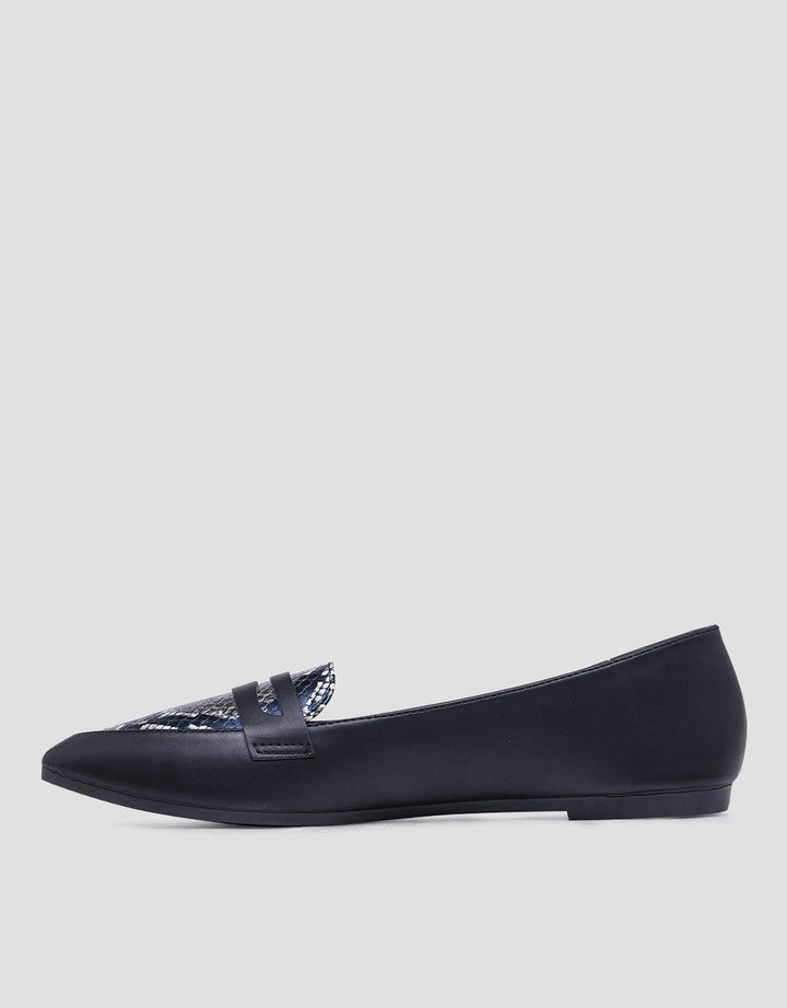 Connexion Animal Skin Look Sepatu Ballerinas Wanita