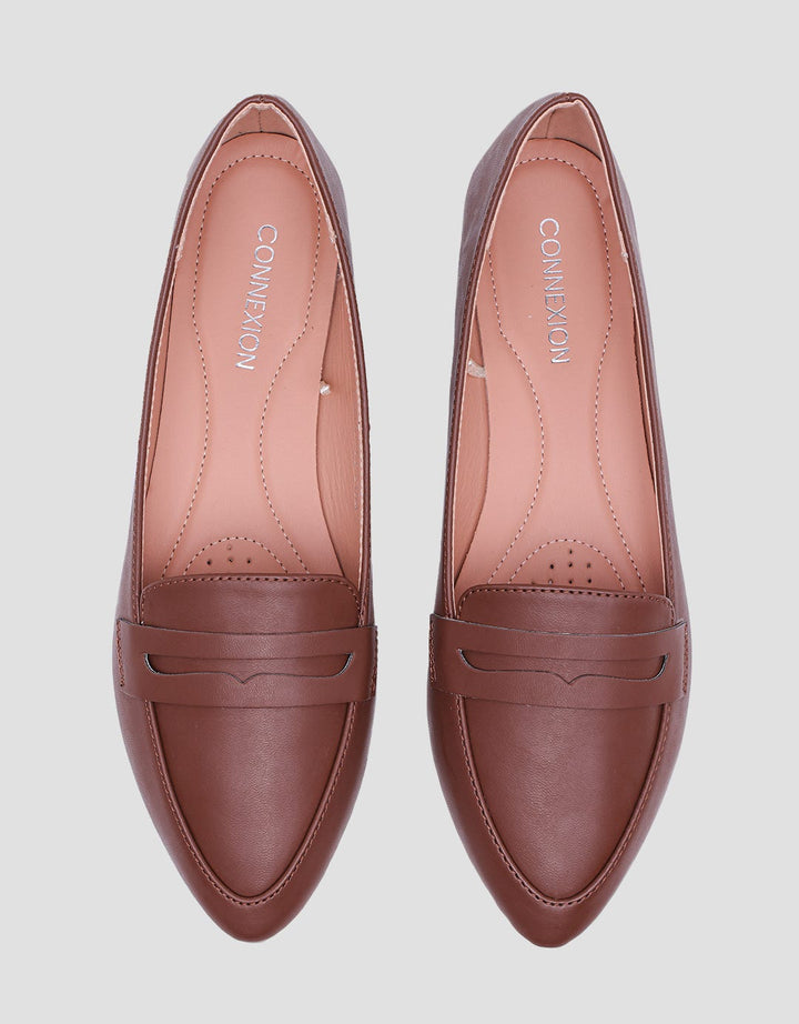 Connexion Animal Skin Look Sepatu Ballerinas Wanita