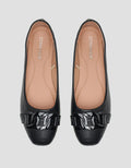 Connexion Ballerina Broch Flat Shoes Wanita