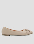 Connexion Ballerina Broch Flat Shoes Wanita