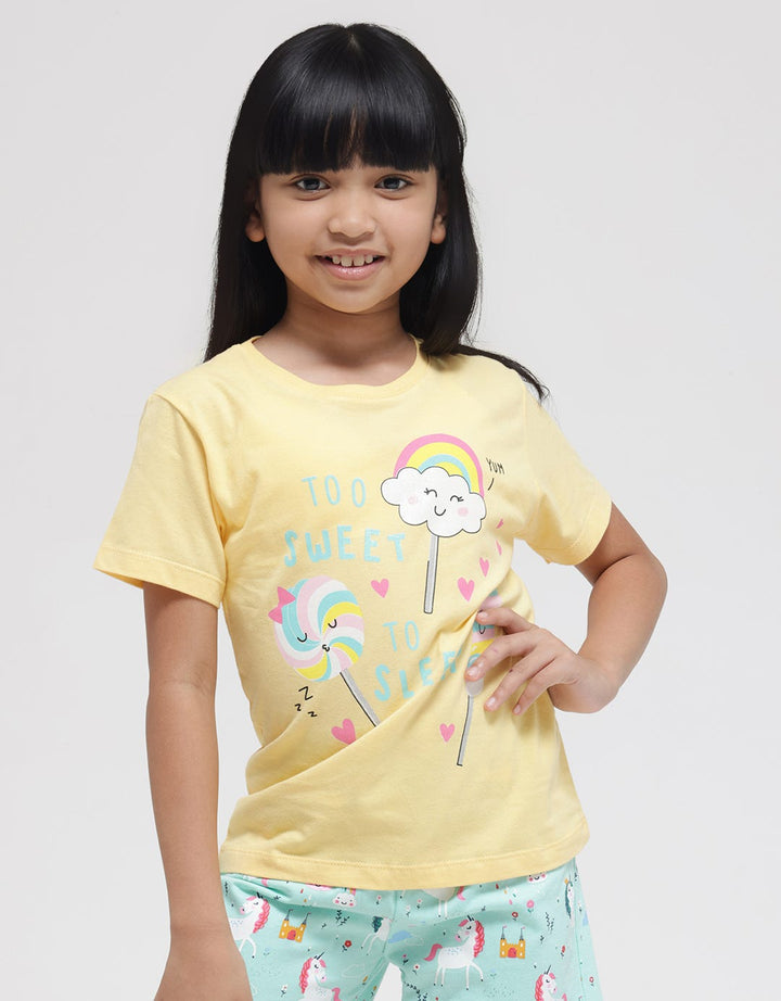 Little M Candy Rainbow Kaos Anak Perempuan