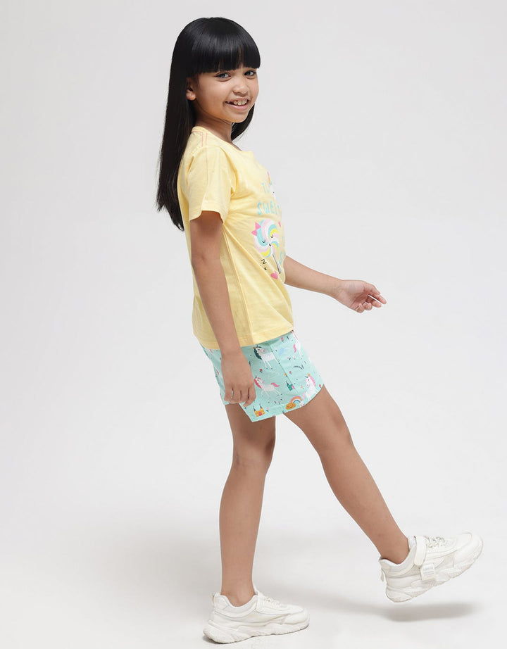 Little M Candy Rainbow Kaos Anak Perempuan