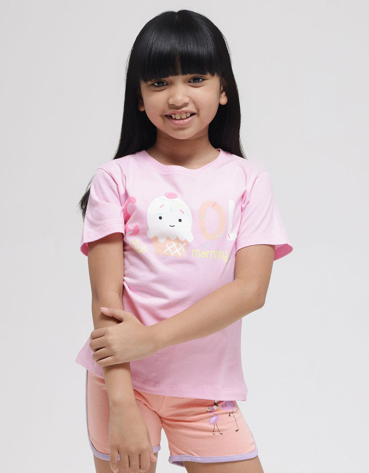 Little M Short Sleeve T-Shirt Cool Ice Cream