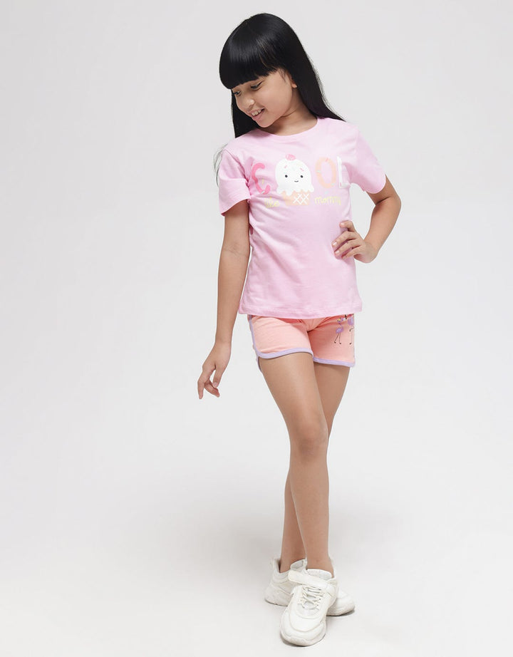 Little M Short Sleeve T-Shirt Cool Ice Cream