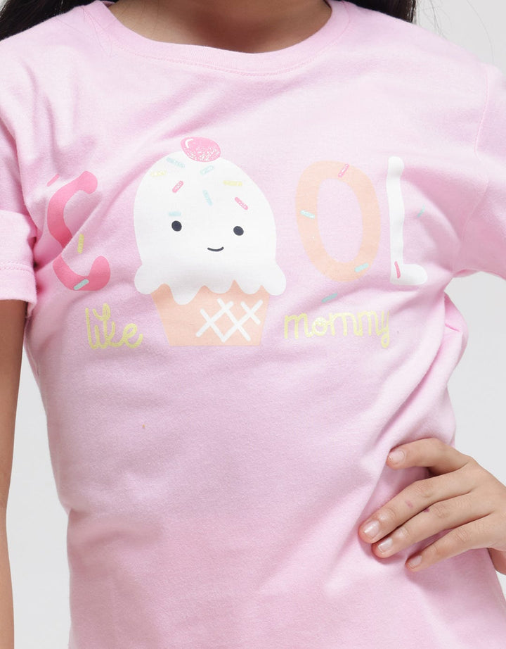 Little M Short Sleeve T-Shirt Cool Ice Cream
