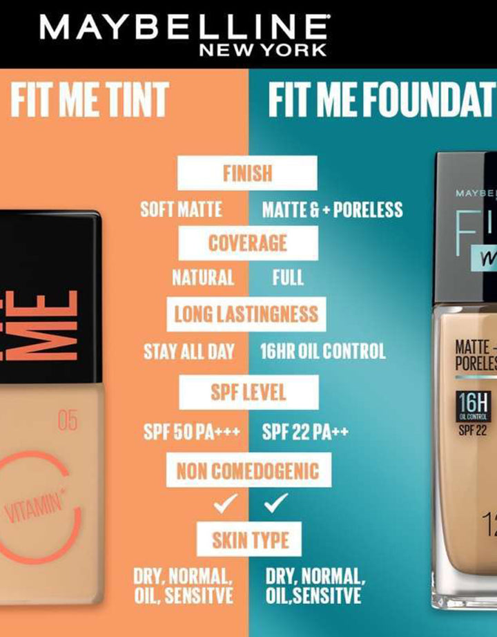 Maybelline Foundation Fit Me Fresh Tint SPF50 Shade 08