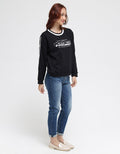 Disney Mickey Mouse Rubber Sweater Wanita