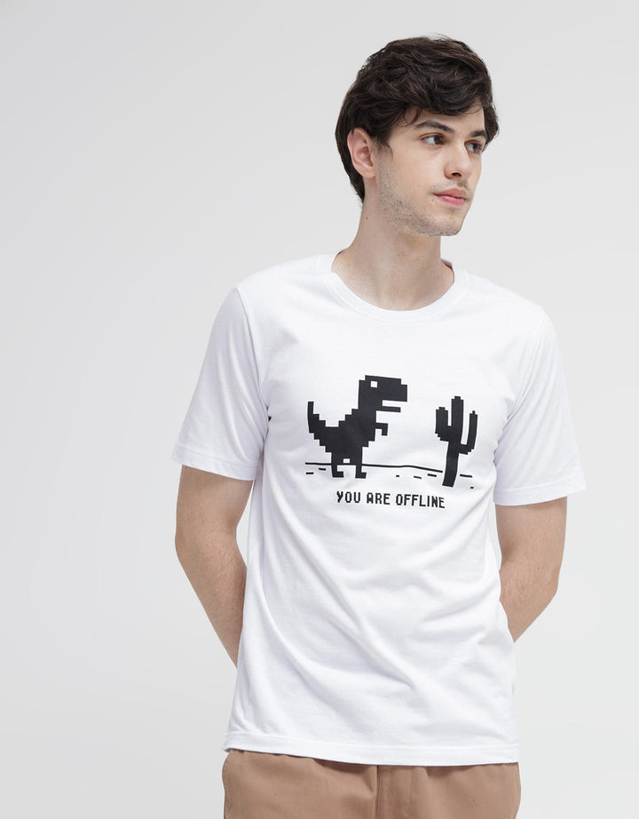 T Zone Short Sleeve T-Shirt Pixel Art Error