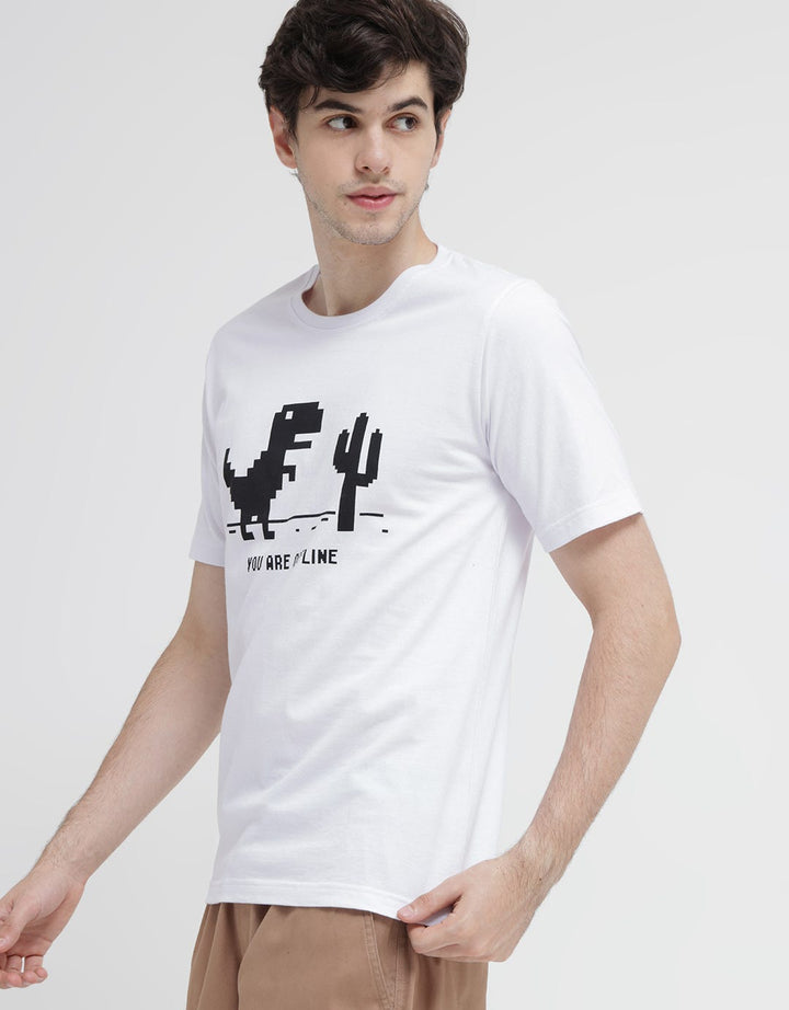 T Zone Short Sleeve T-Shirt Pixel Art Error