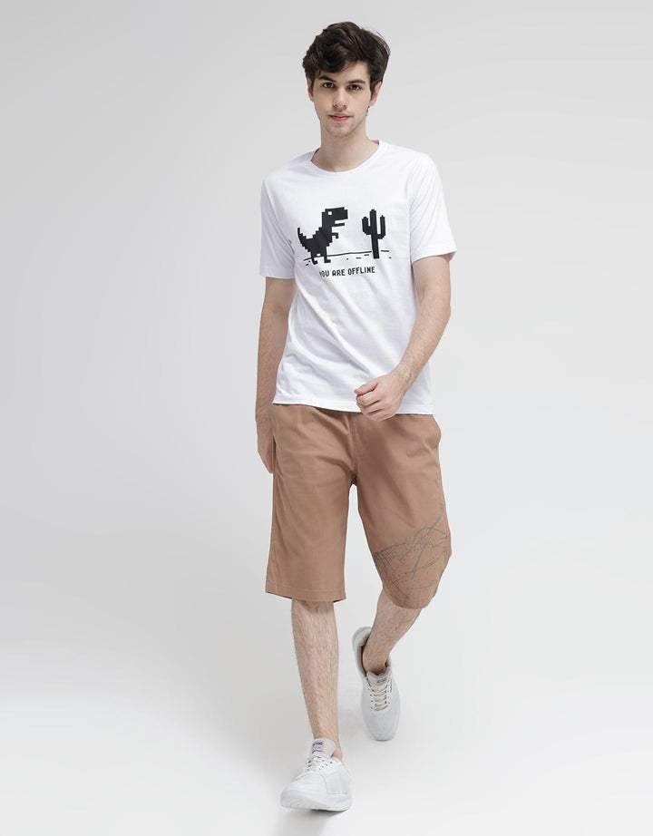 T Zone Short Sleeve T-Shirt Pixel Art Error
