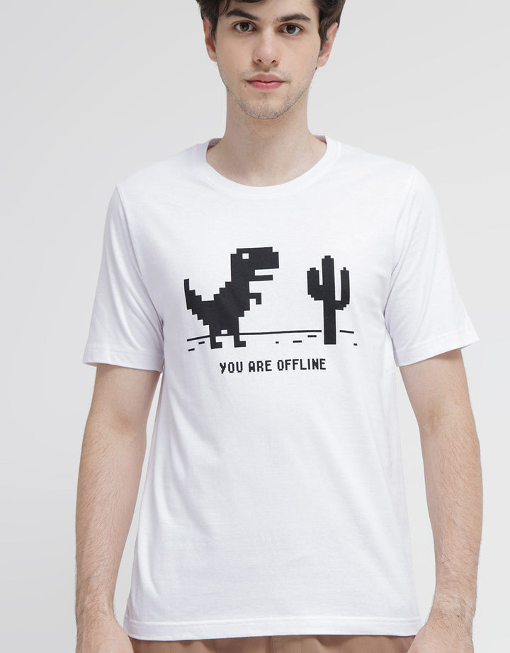 T Zone Short Sleeve T-Shirt Pixel Art Error