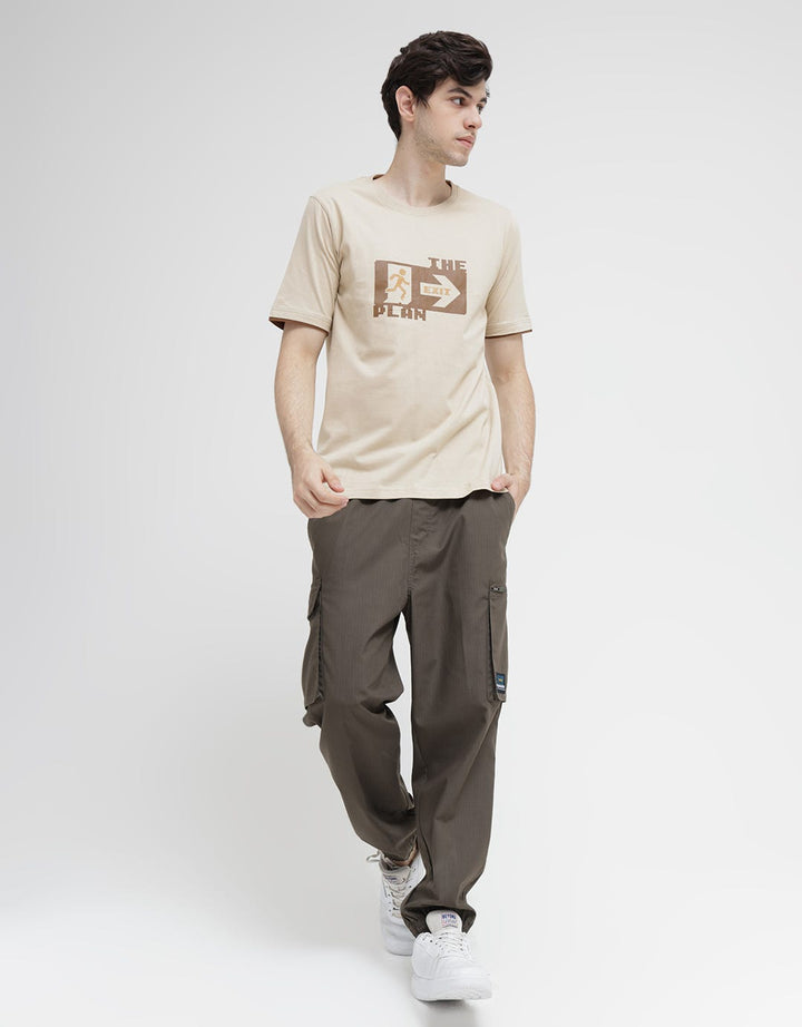 T Zone Short Sleeve T-Shirt Pixel Art Exit Plan