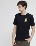 T Zone Short Sleeve T-Shirt Pixel Art Smile