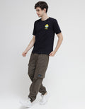 T Zone Short Sleeve T-Shirt Pixel Art Smile