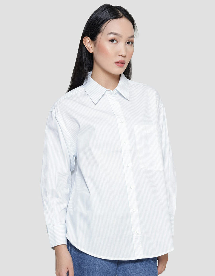 Nevada Plain Woven Kemeja Wanita