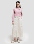 Nevada Maxi Skirt Woven Cargo Pocket