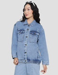 Nevada Zr1 Jaket Denim Wanita