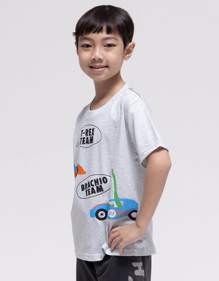 Little M Short Sleeve T-Shirt Best Buy Dino T-Rex Team