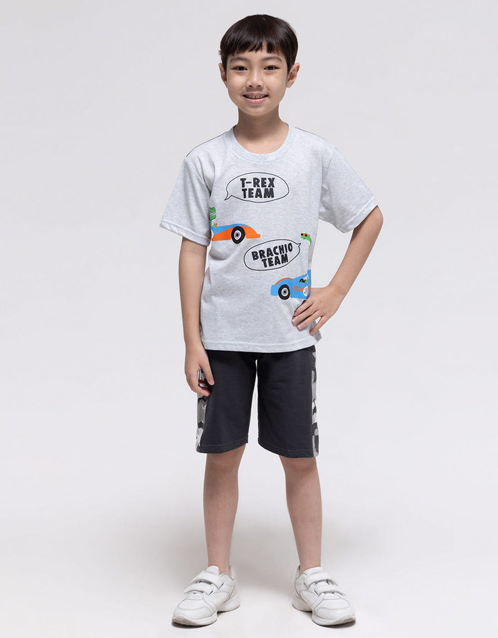 Little M Short Sleeve T-Shirt Best Buy Dino T-Rex Team