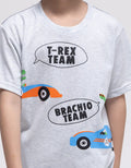 Little M Short Sleeve T-Shirt Best Buy Dino T-Rex Team