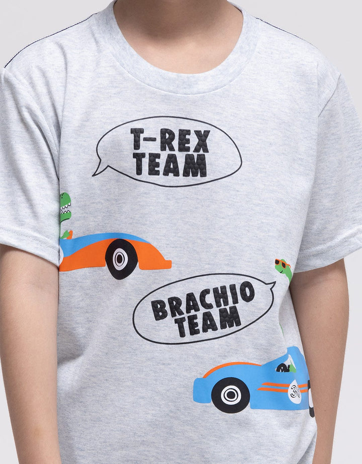 Little M Short Sleeve T-Shirt Best Buy Dino T-Rex Team