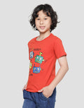 Little M Kaos Lengan Pendek Anak Laki-laki Print Robot Moods