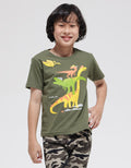 Little M Short Sleeve T-Shirt Print Dino Cool