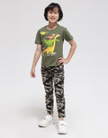 Little M Short Sleeve T-Shirt Print Dino Cool