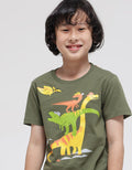 Little M Short Sleeve T-Shirt Print Dino Cool