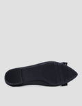 Details Pointy Ribbon Flat Shoes Wanita