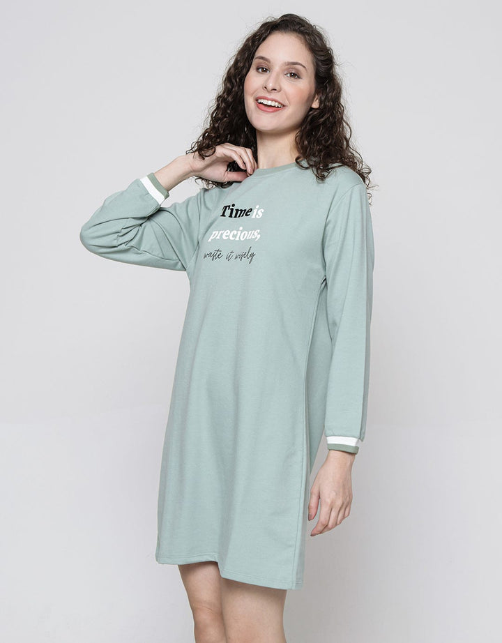 Nevada Time Precious Midi Dress Wanita