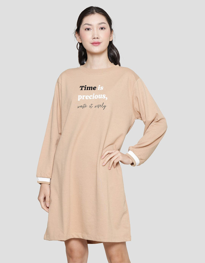 Nevada Time Precious Midi Dress Wanita