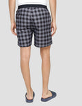 Cole Woven Plaid Print Celana Boxer Pria