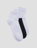 Cole Casual Ankle Solid Ast 3 Pairs Kaus Kaki Pria
