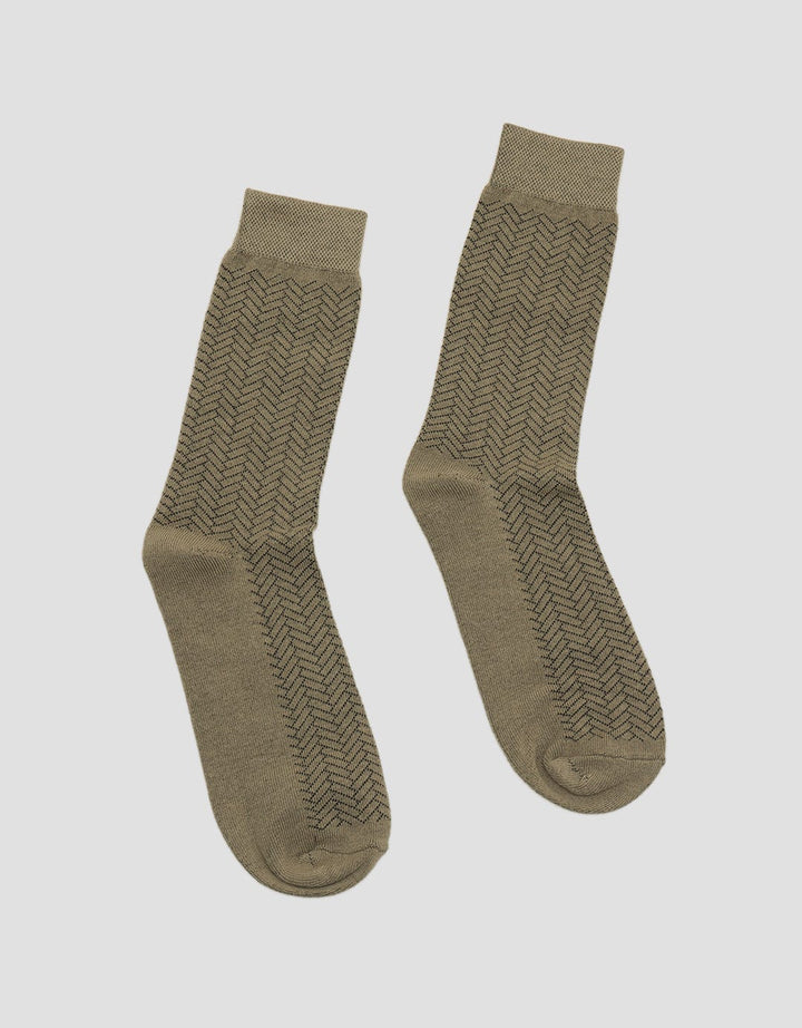 Cole Herringbone Kaus Kaki Formal Pria