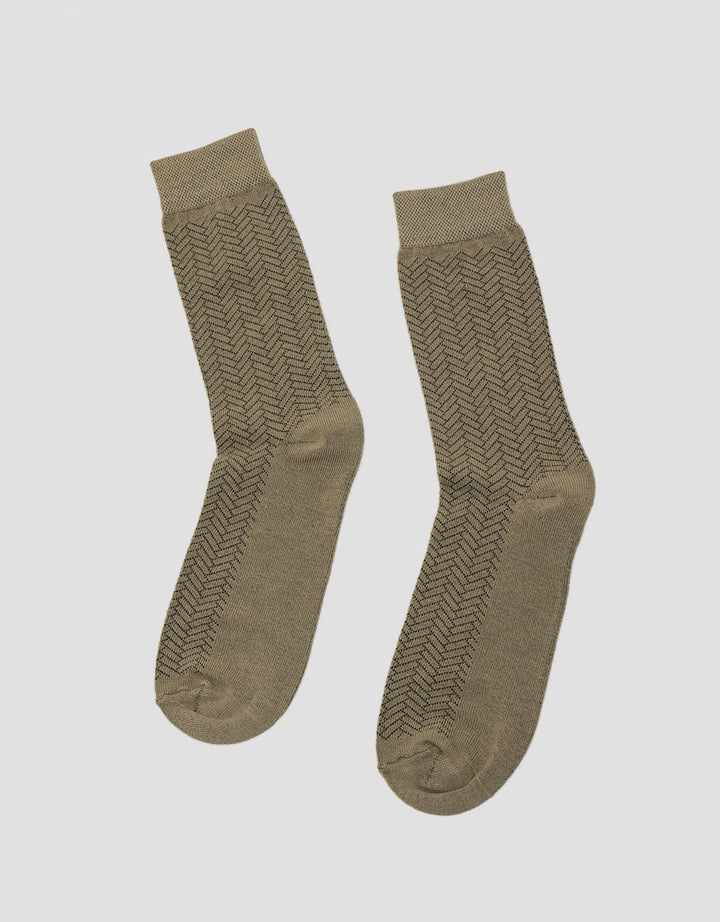 Cole Herringbone Kaus Kaki Formal Pria