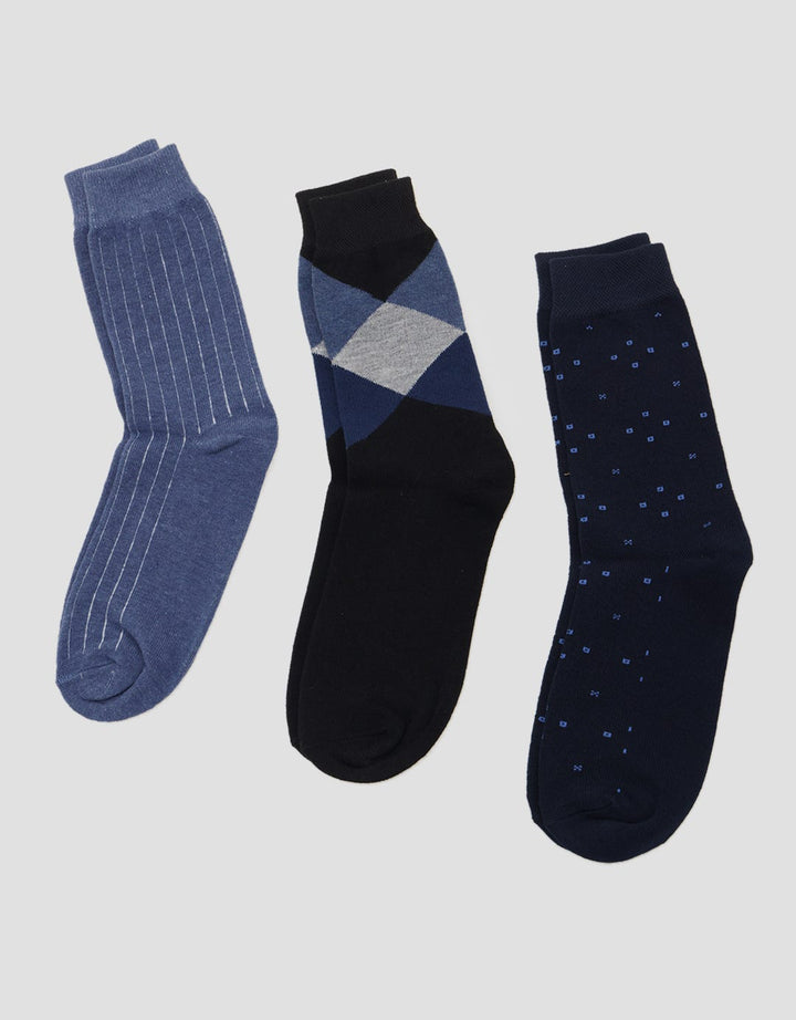 Cole Socks 3In1 Textured