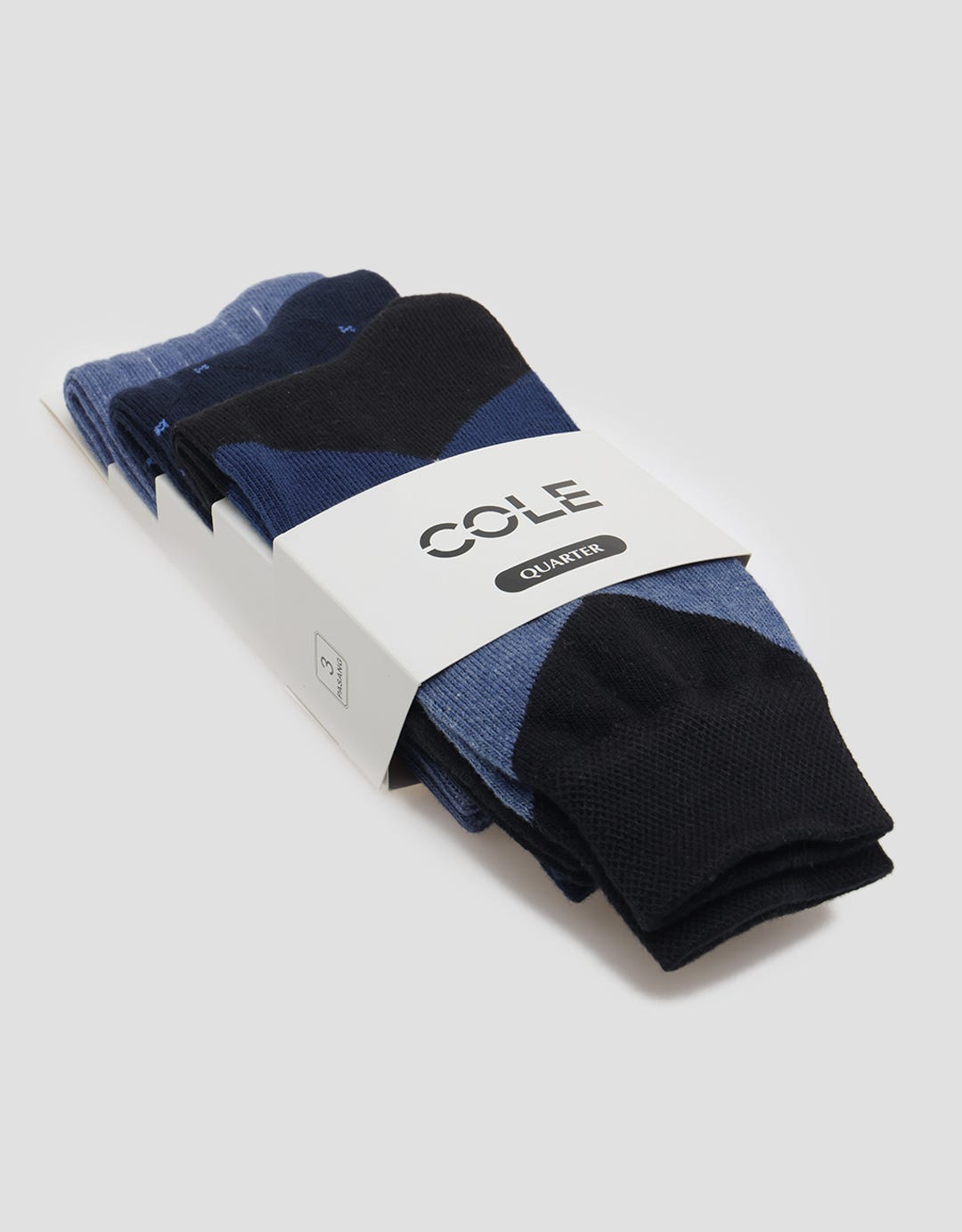 Cole Socks 3In1 Textured