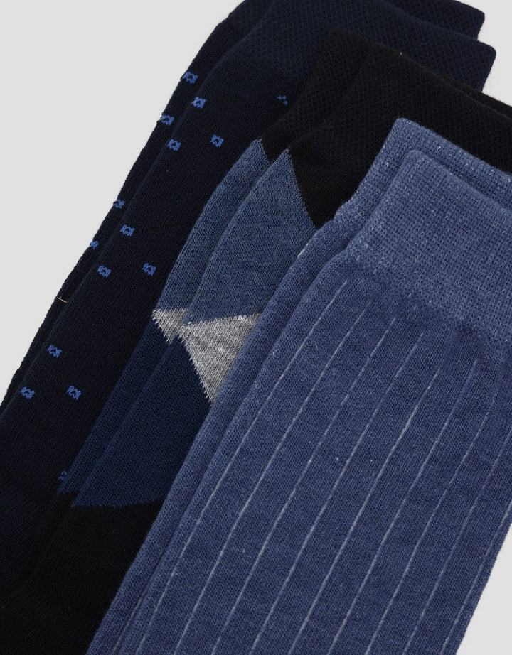 Cole Socks 3In1 Textured
