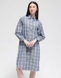 T-SHIRT FLANNEL DRESS