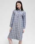 T-SHIRT FLANNEL DRESS