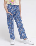 Curly Fashion Long Pants Anak Perempuan With Elastic Waist